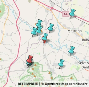 Mappa Via Giorgione, 35030 Cervarese Santa Croce PD, Italia (3.65077)