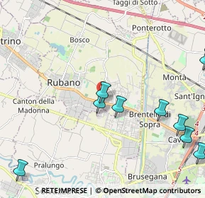 Mappa Via Campania, 35030 Rubano PD, Italia (3.07923)