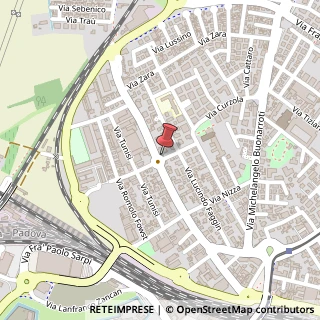 Mappa Via Annibale da Bassano, 62, 35135 Padova, Padova (Veneto)