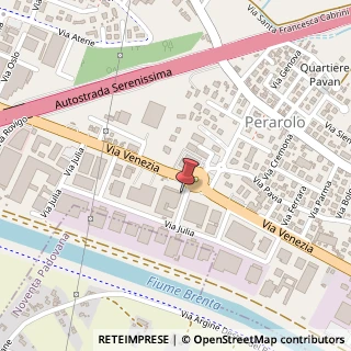 Mappa Via Muggia, 4, 35010 Vigonza, Padova (Veneto)