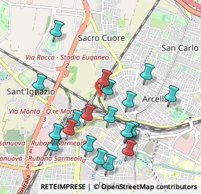 Mappa Via Ticino, 35100 Padova PD, Italia (1.013)