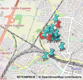 Mappa Via Ticino, 35100 Padova PD, Italia (0.319)