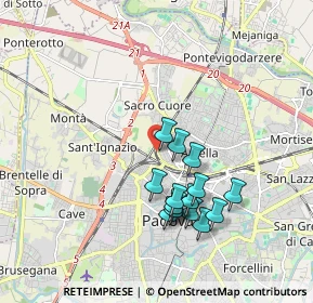 Mappa Via Ticino, 35100 Padova PD, Italia (1.65533)