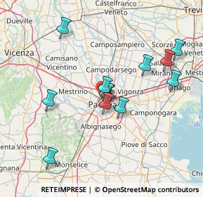 Mappa Via Ticino, 35100 Padova PD, Italia (13.69417)