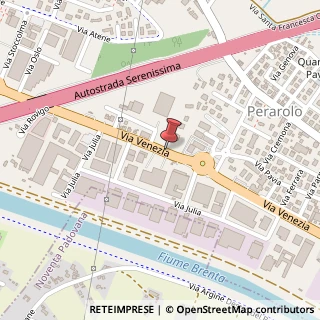Mappa Via Venezia, 17, 35010 Vigonza, Padova (Veneto)