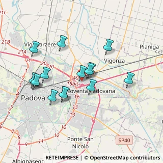 Mappa Via Aldo Camporese, 35129 Padova PD, Italia (3.436)