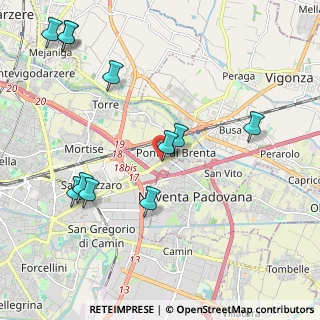 Mappa Via Aldo Camporese, 35129 Padova PD, Italia (2.39909)