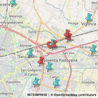 Mappa Via Aldo Camporese, 35129 Padova PD, Italia (2.50833)