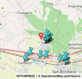 Mappa Via Mazzini, 37038 Soave VR, Italia (1.6115)
