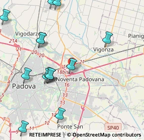 Mappa Via San Marco, 35129 Padova PD, Italia (4.91214)