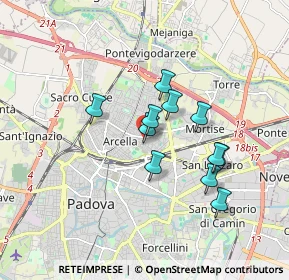 Mappa Via Arcangelo Corelli, 35132 Padova PD, Italia (1.39091)