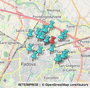 Mappa Via Arcangelo Corelli, 35132 Padova PD, Italia (1.187)