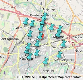 Mappa Via Arcangelo Corelli, 35132 Padova PD, Italia (1.5775)