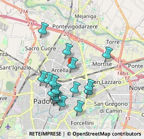 Mappa Via Arcangelo Corelli, 35132 Padova PD, Italia (1.77688)