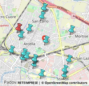 Mappa Via Arcangelo Corelli, 35132 Padova PD, Italia (1.213)