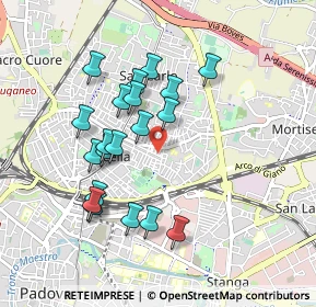 Mappa Via Francesco Geminiani, 35132 Padova PD, Italia (0.8405)