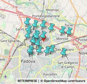 Mappa Via Francesco Geminiani, 35132 Padova PD, Italia (1.3455)