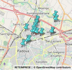 Mappa Via Francesco Geminiani, 35132 Padova PD, Italia (1.16235)