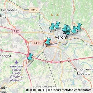 Mappa Via Cavalchina, 37137 Verona VR, Italia (3.80727)
