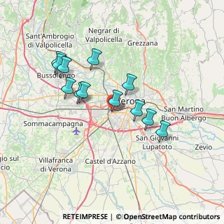 Mappa Via Cavalchina, 37137 Verona VR, Italia (6.4075)