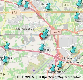 Mappa Via Paradiso, 37066 Caselle VR, Italia (2.97333)