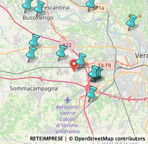 Mappa Via Paradiso, 37066 Caselle VR, Italia (4.09615)