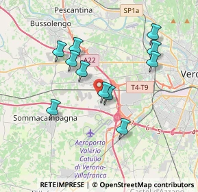 Mappa Via Paradiso, 37066 Caselle VR, Italia (3.36727)