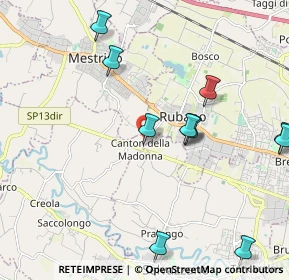 Mappa Via On. Aldo Moro, 35030 Rubano PD, Italia (2.26818)