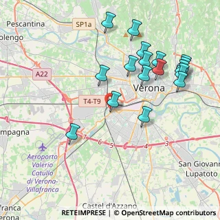 Mappa Via Castelfidardo, 37137 Verona VR, Italia (4.26588)