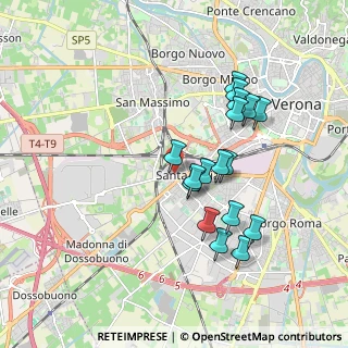 Mappa Via Castelfidardo, 37137 Verona VR, Italia (1.67118)