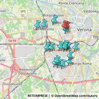 Mappa Via Castelfidardo, 37137 Verona VR, Italia (1.5895)