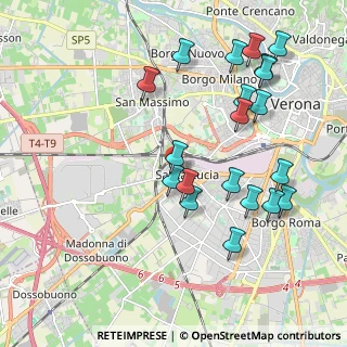 Mappa Via Generale Passalacqua, 37137 Verona VR, Italia (2.1605)