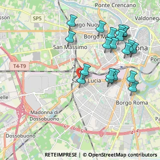 Mappa Via Castelfidardo, 37137 Verona VR, Italia (2.2435)