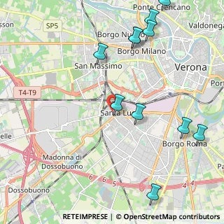 Mappa Via Castelfidardo, 37137 Verona VR, Italia (2.63727)