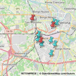 Mappa Via Castelfidardo, 37137 Verona VR, Italia (1.55091)