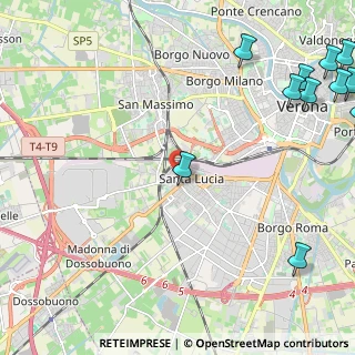 Mappa Via Castelfidardo, 37137 Verona VR, Italia (3.54)