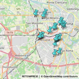 Mappa Via Generale Passalacqua, 37137 Verona VR, Italia (1.8625)
