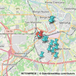 Mappa Via Castelfidardo, 37137 Verona VR, Italia (1.76857)