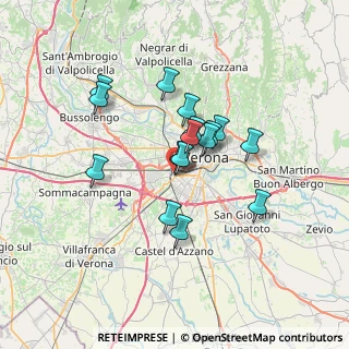 Mappa Via Castelfidardo, 37137 Verona VR, Italia (5.37813)