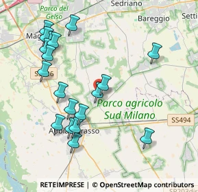 Mappa Via Madre Teresa di Calcutta, 20080 Albairate MI, Italia (4.21211)