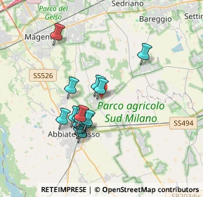Mappa Via San Giorgio, 20080 Albairate MI, Italia (3.058)