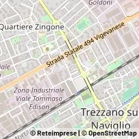 Mapa Trezzano sul Naviglio