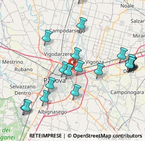 Mappa Via dell'Ippodromo, 35129 Padova PD, Italia (8.863)