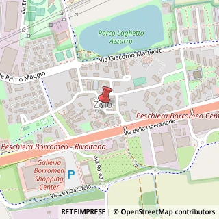 Mappa Via A. Gramsci, 16, 20068 Peschiera Borromeo, Milano (Lombardia)