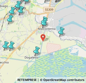 Mappa Via Foscara, 30034 Mira VE, Italia (3.09)