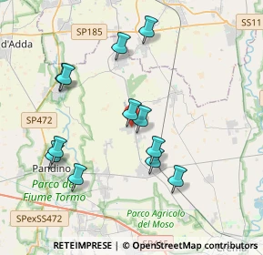 Mappa Via Roma, 26017 Pieranica CR, Italia (3.75083)