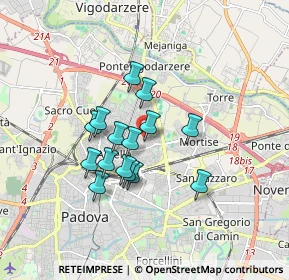 Mappa Via Saetta, 35100 Padova PD, Italia (1.318)
