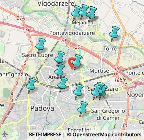 Mappa Via Saetta, 35100 Padova PD, Italia (1.98)