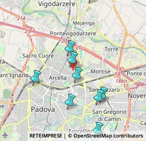 Mappa Via Saetta, 35100 Padova PD, Italia (2.42727)