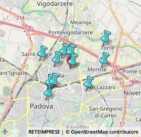 Mappa Via Saetta, 35100 Padova PD, Italia (1.34091)